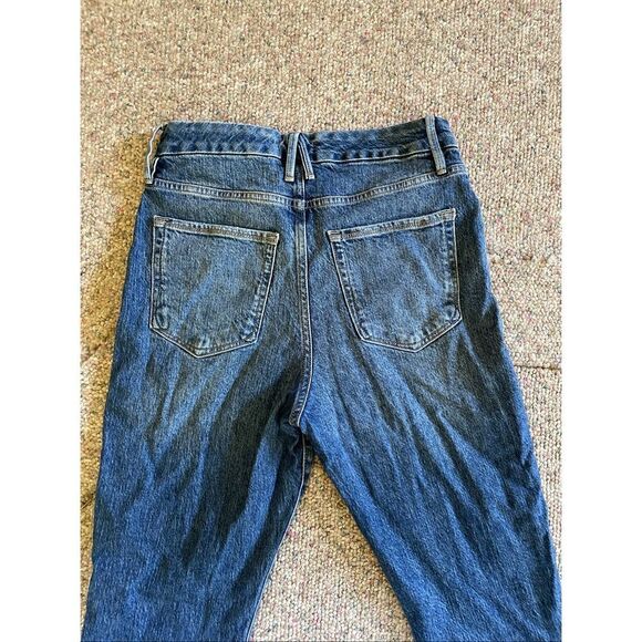 Good American Good Classic Raw Hem High Waist Slim Jeans - Picture 7 of 7